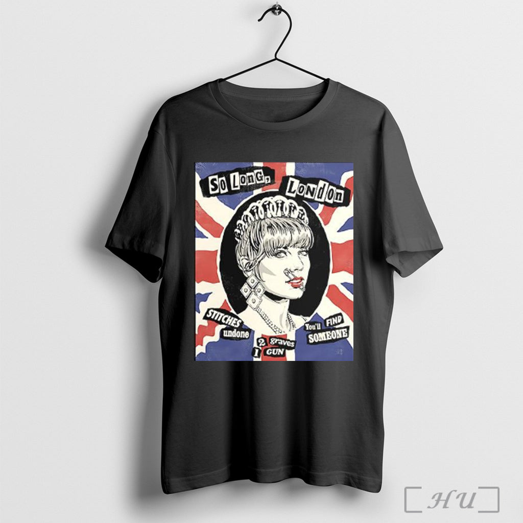 Officials So Long London The Tortured Poets Department 2024 Photo New Era T Shirt