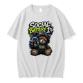 Officials Social Battery 1 No Energy For People Teddy Bear Tee Premium T Shirt