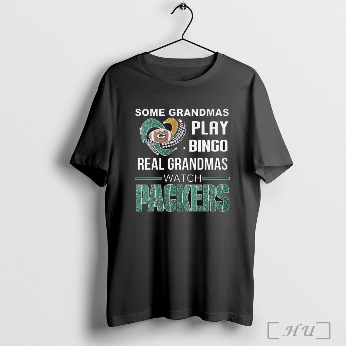 Officials Some Grandmas Play Bingo Real Grandmas Watch Green Bay Packers T Shirt