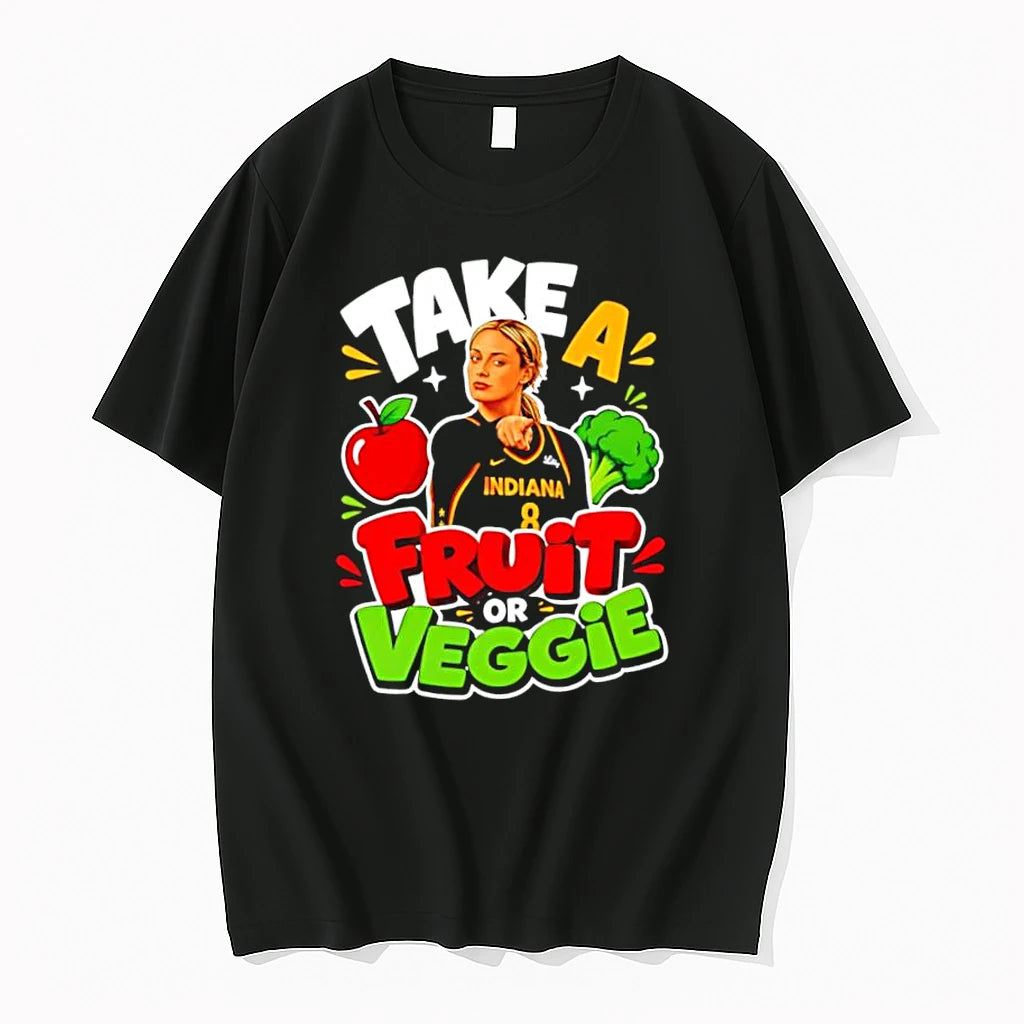 Officials Sophie Cunningham Indiana Fever Wnba Take A Fruit Or Veggie Premium T Shirt