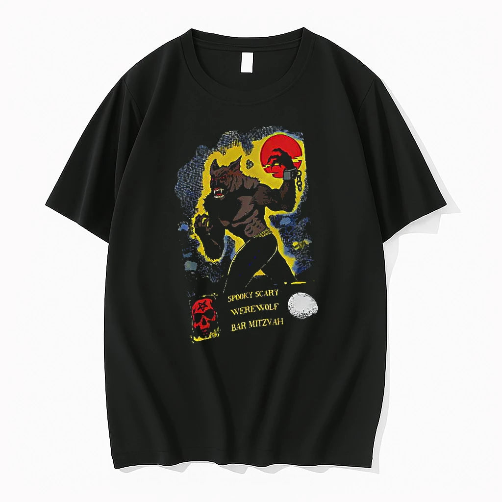 Officials Spooky Scary Werewolf Bar Mitzvah Premium T Shirt