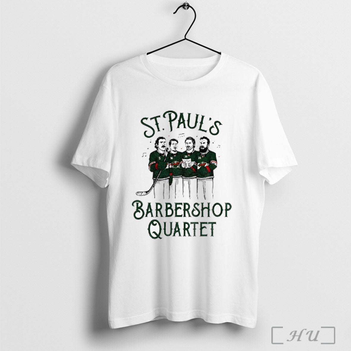 Officials St Pauls Barbershop Quartet Minnesota Wild Hockey T Shirt