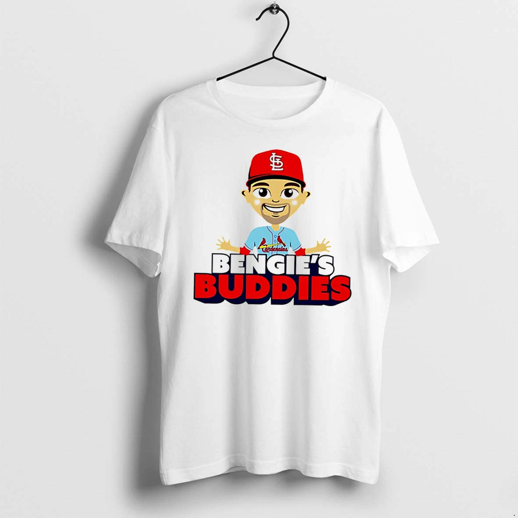 Officials St Louis Cardinals Cardenales Bengies Buddies Caricature Tee T Shirt Sweater
