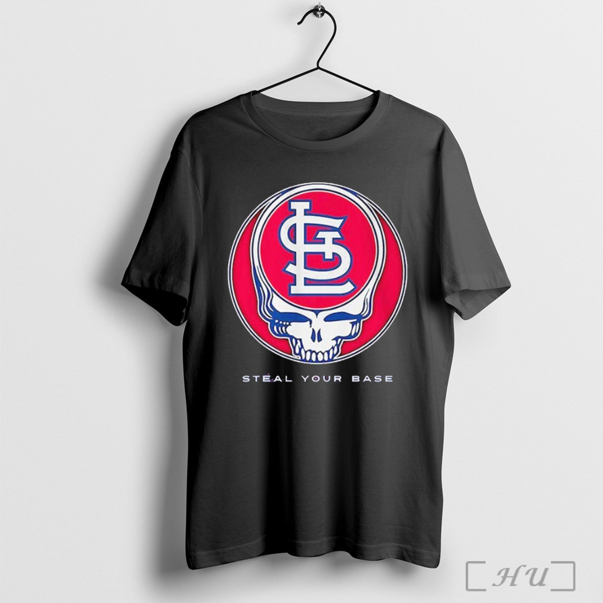 Officials St Louis Cardinals Grateful Dead Steal Your Base T Shirt