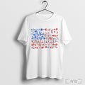 Officials Stand With Charlie Kirk Floral T Shirt