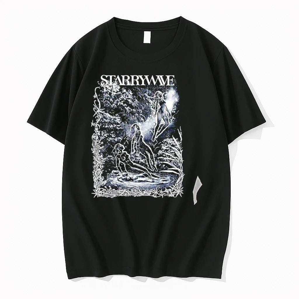 Officials Starrywave Ethereal Nymphs Ascension Celestial Forest Night Sky Women Premium T Shirt