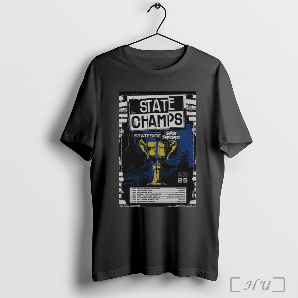Officials State Champs 2025 Tour Dates T Shirt
