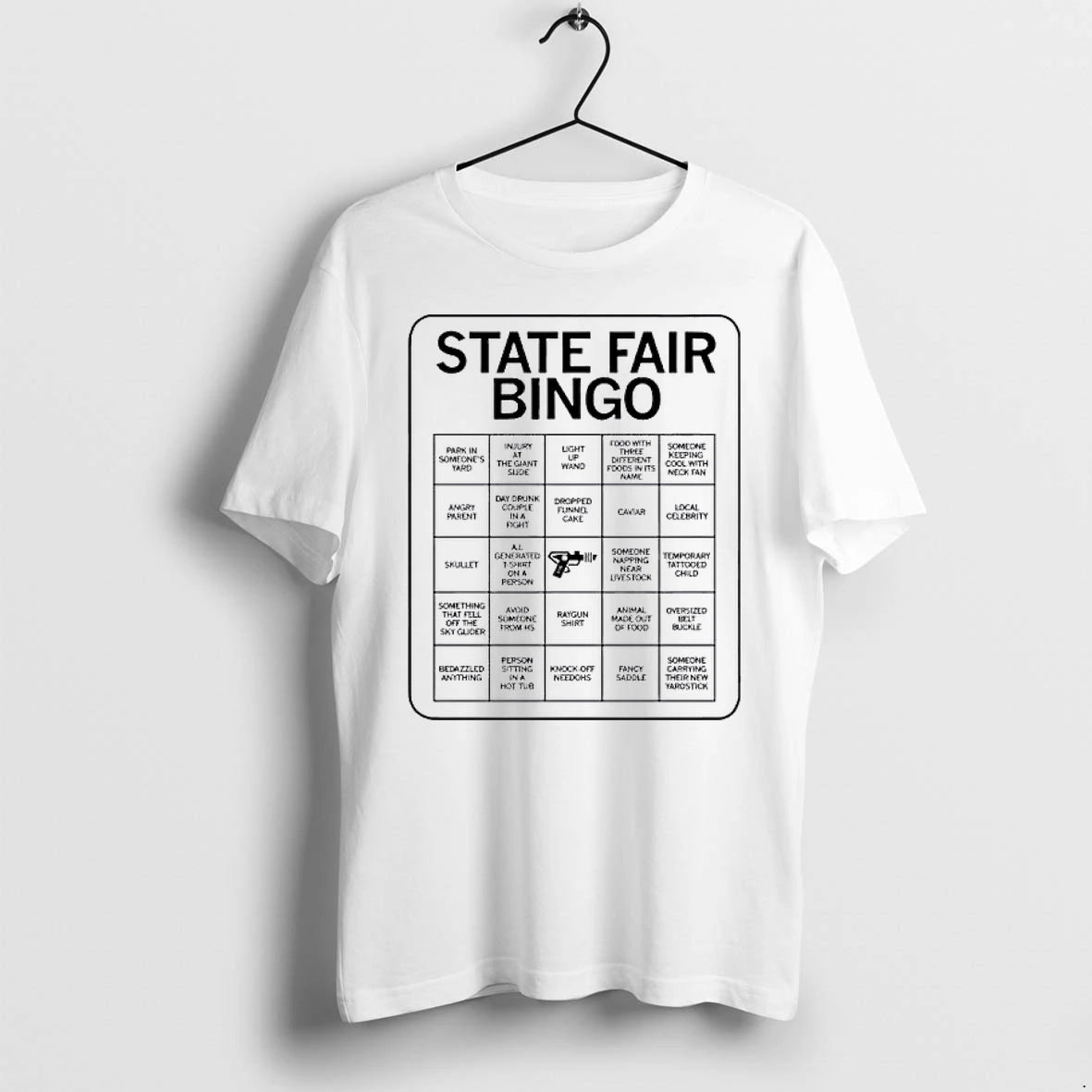 Officials State Fair Bingo Game Card Summer Festival Premium T Shirt