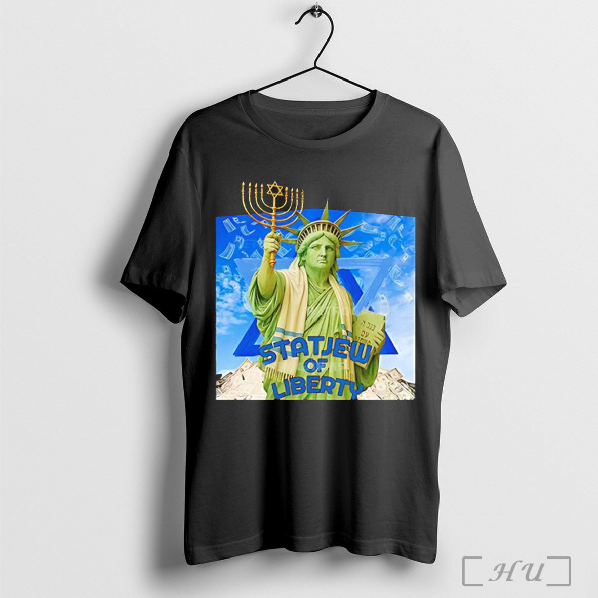 Officials Statjew Of Liberty Statue Parody T Shirt
