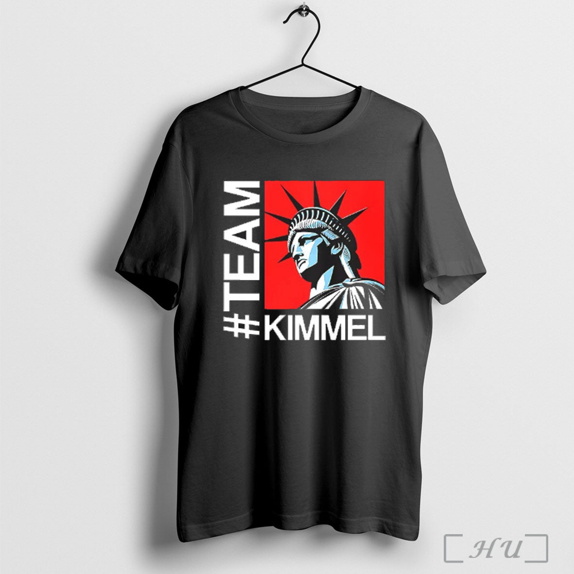 Officials Statue Of Liberty Jimmy Kimmel Team V Neck T Shirt