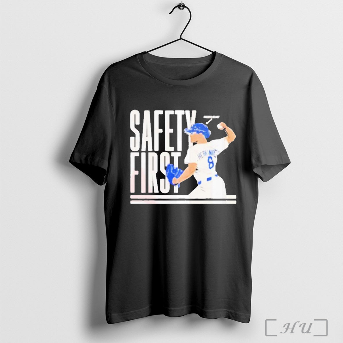 Officials Stay Safe With Kike Hernandez In This Cool Dodgers Shirt T Shirt