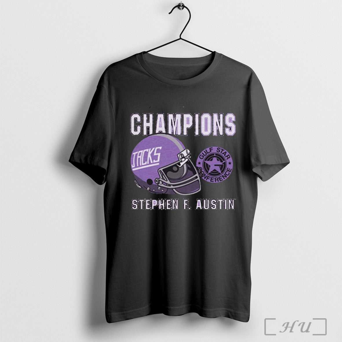 Officials Stephen F Austin Football 1985 Gulf Star Conference Champions T Shirt