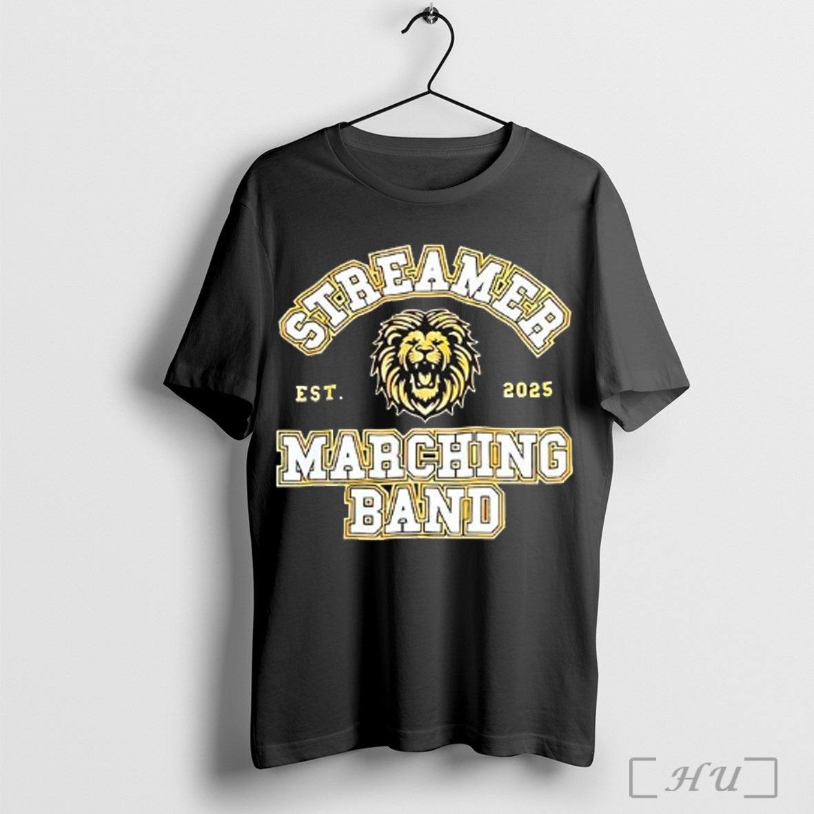 Officials Streamer Marching Band Est 2025 Lion Mascot T Shirt