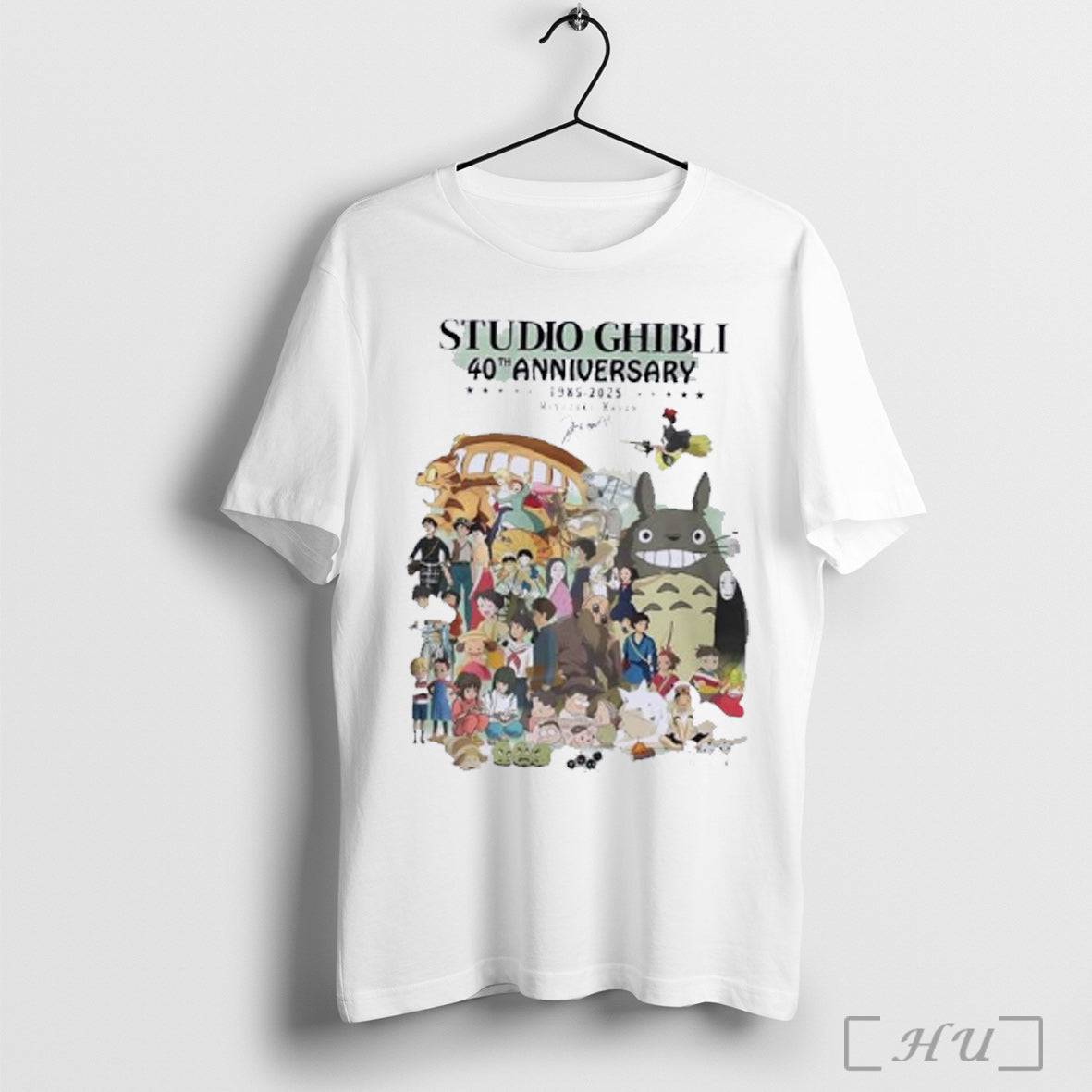 Officials Studio Ghibli 40th Anniversary 1985 2025 Miyazaki Hayao T Shirt