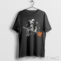Officials Subtle Fdt Halloween Skeleton And Black Cat T Shirt