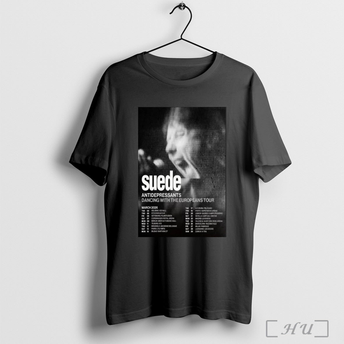 Officials Suede European Tour March 2026 T Shirt