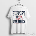 Officials Support Our Heroes Barstool Sports Shirt T Shirt