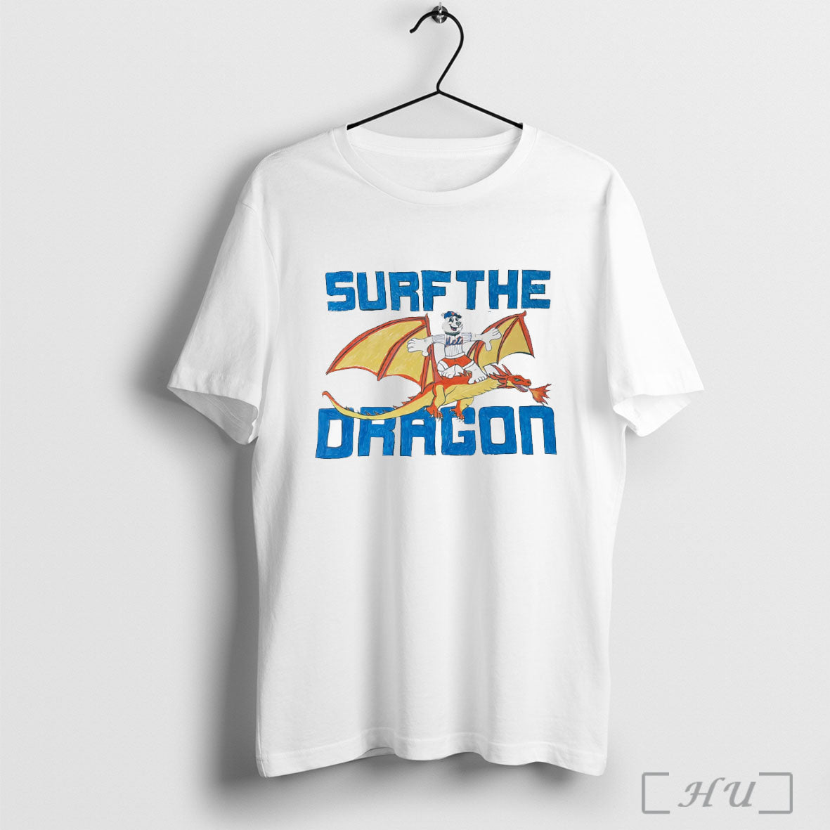 Officials Surf The Dragon New York Mets Polar Bear T Shirt