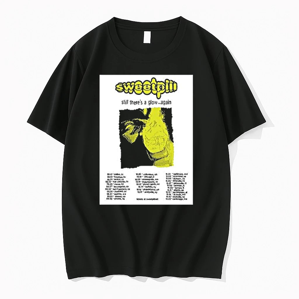 Officials Sweet Pill Still Theres A Glow Tour 2026 Black T Shirt Sweater