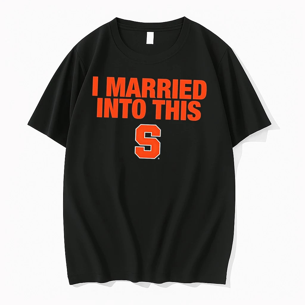 Officials Syracuse Orange I Married Into This Logo Tee Premium T Shirt