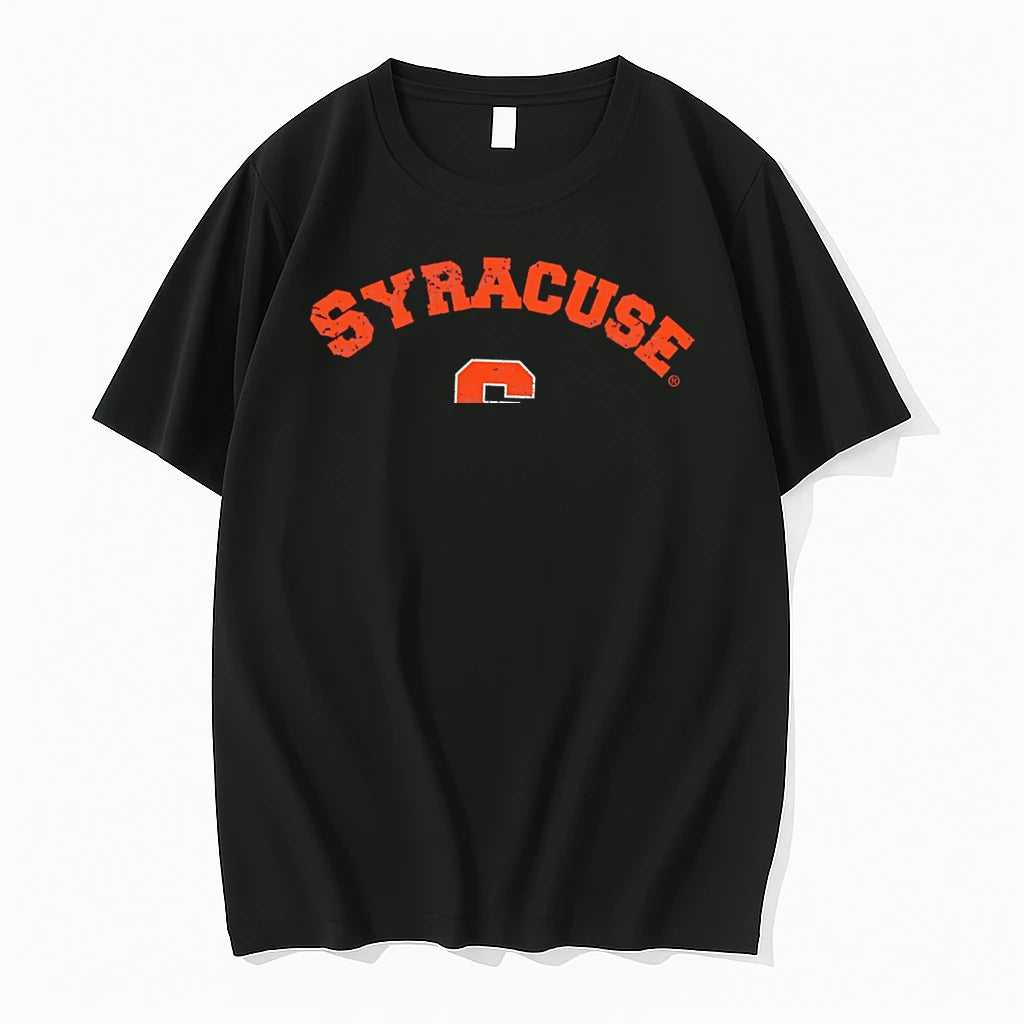 Officials Syracuse Orange Retro Script Triblend Logo Tee Premium T Shirt