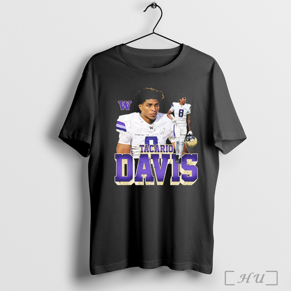 Officials Tacario Davis Washington Huskies 2025 Ncaa Player Vintage T Shirt