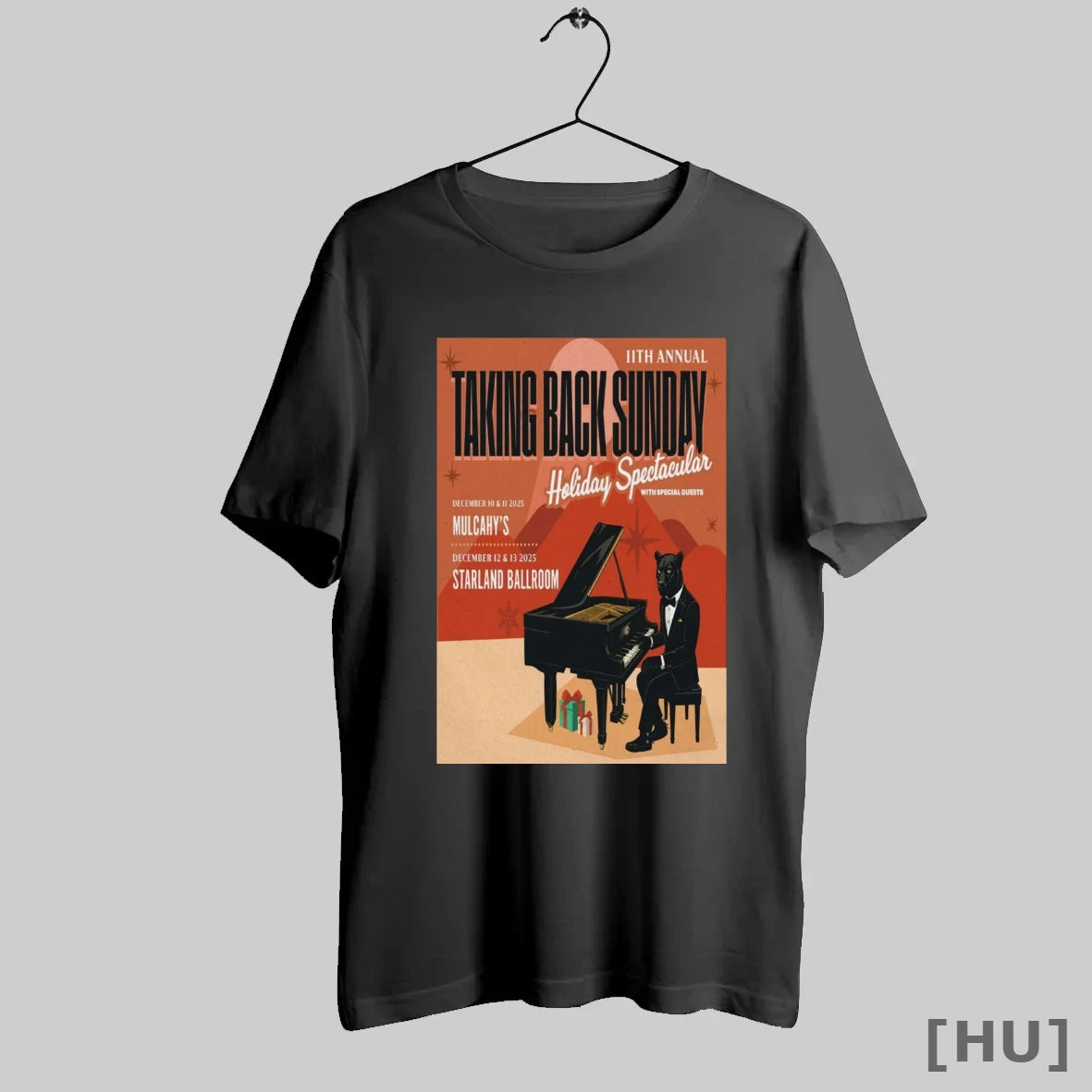 Officials Taking Back Sunday Tour December 2025 11th Annual Holiday Spectacular New T Shirt