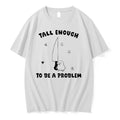 Officials Tall Enough To Be A Problem Duck With Knife Premium T Shirt