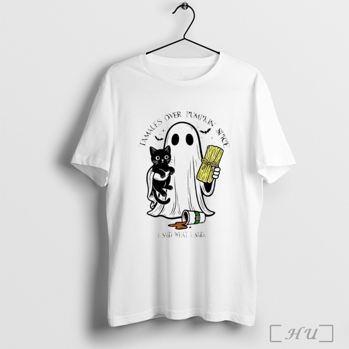Officials Tamales Over Pumpkin Spice I Said What I Said Halloween Retro T Shirt