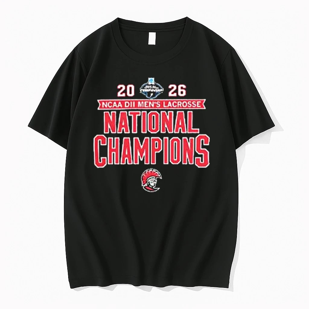 Officials Tampa Spartans 2026 Ncaa Division Ii Lacrosse National Champions Black T Shirt Sweater