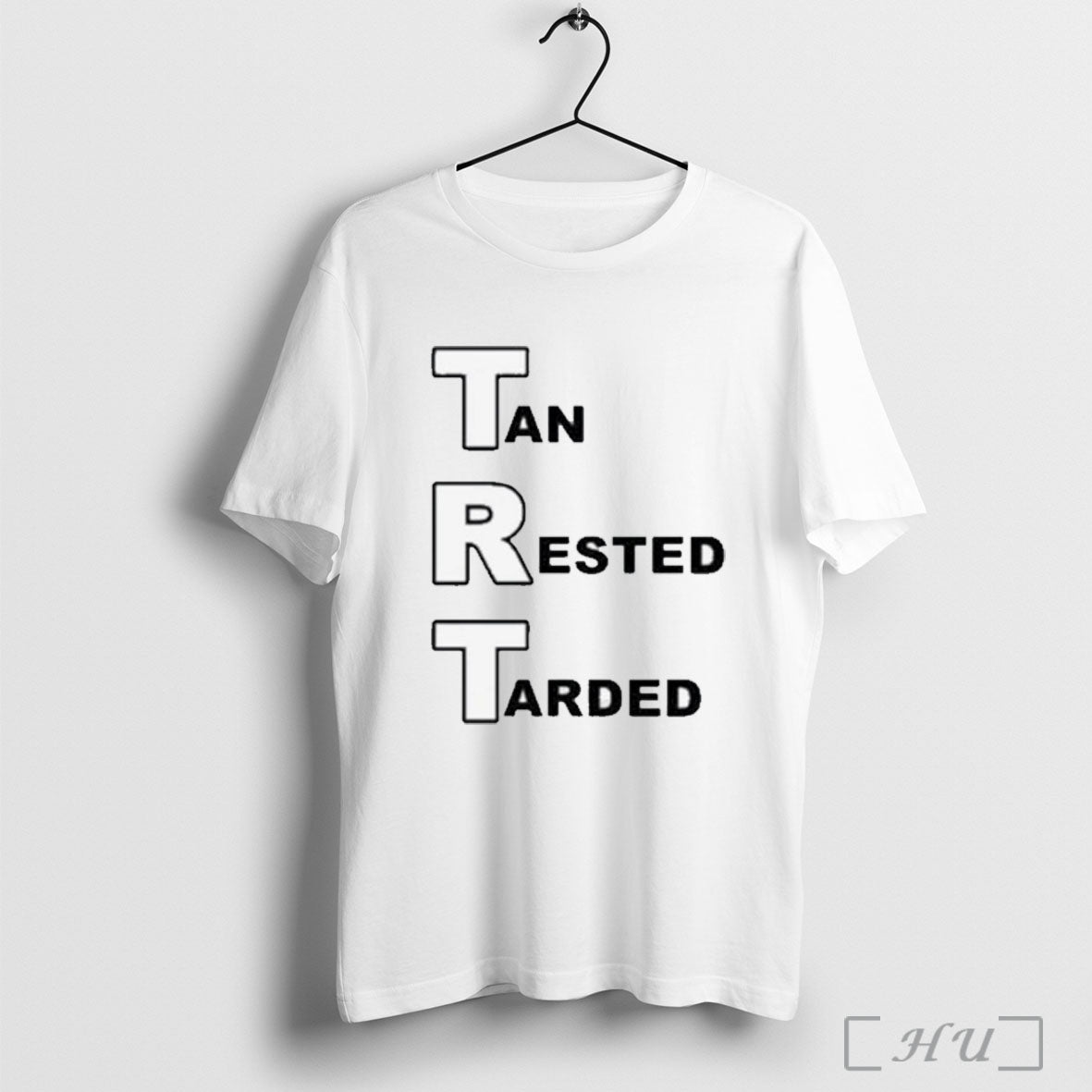 Officials Tan Rested Tarded T Shirt