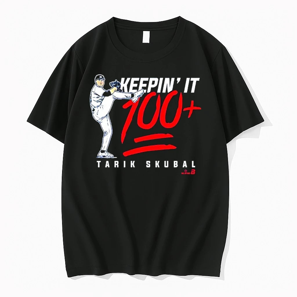 Officials Tarik Skubal No 29 Keepin It 100 Detroit Tigers Premium T Shirt