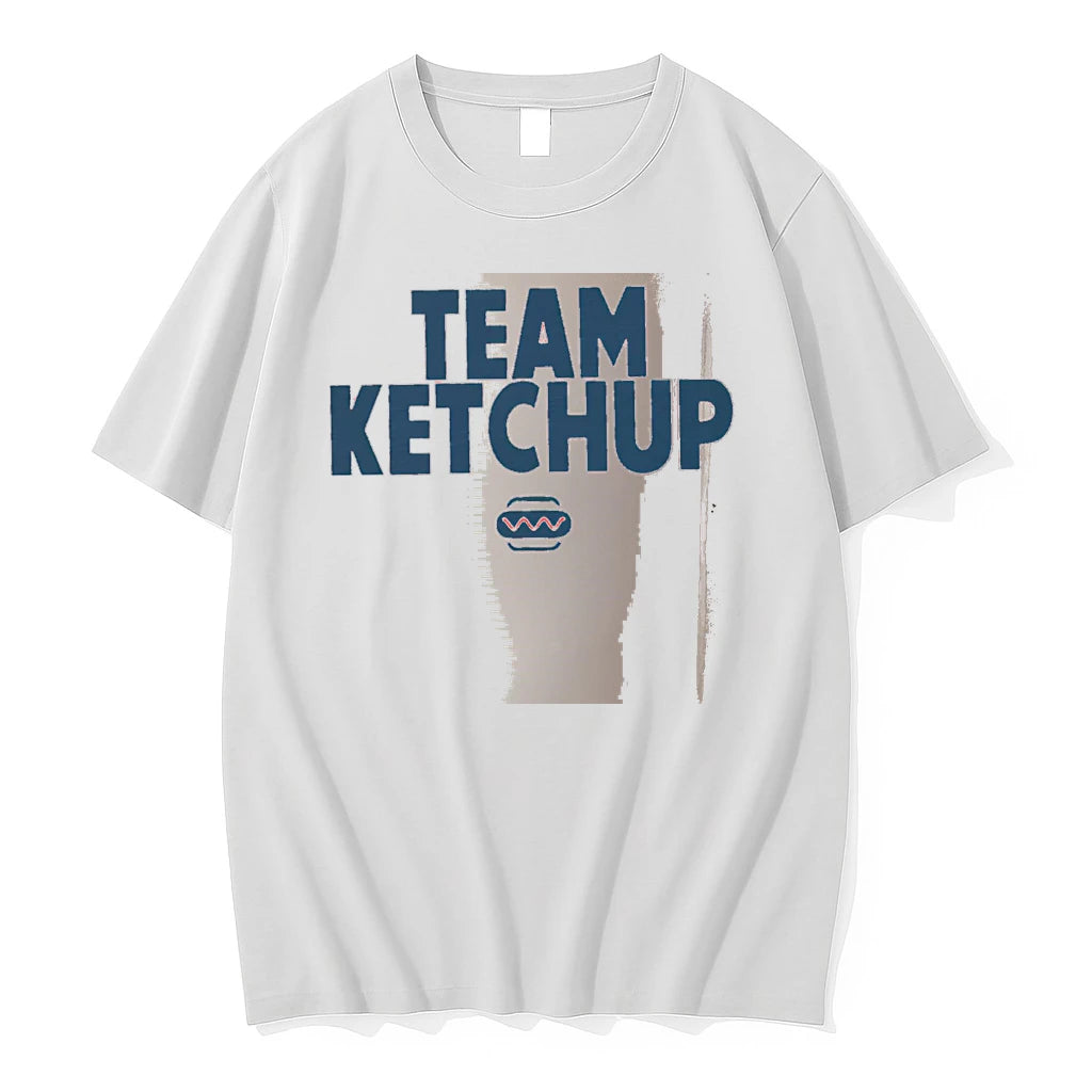 Officials Team Ketchup Hot Dog White Premium T Shirt