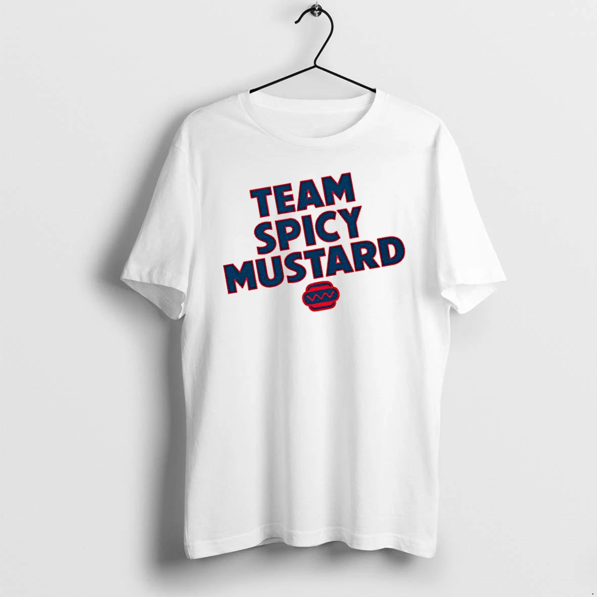 Officials Team Spicy Mustard Hot Dog Food Premium T Shirt