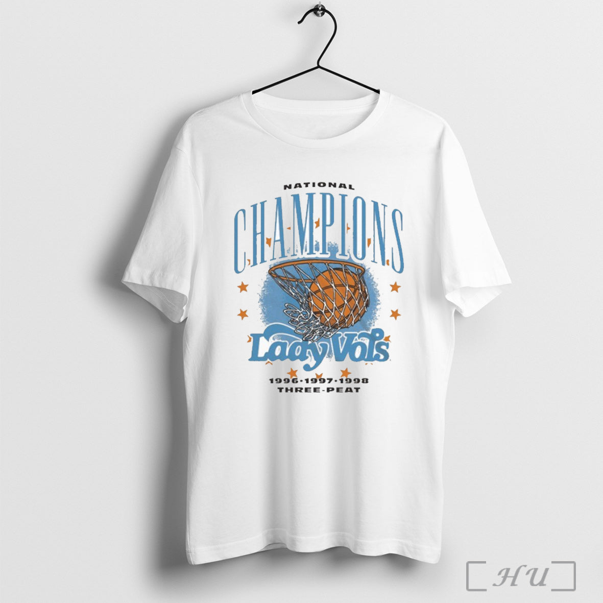 Officials Tennessee Lady Vols 1996 1997 1998 National Champions T Shirt