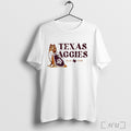 Officials Texas Am Aggies College Station Natural 2025 Painting T Shirt
