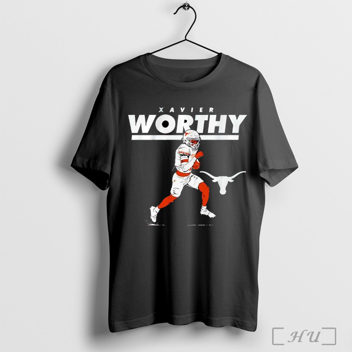 Officials Texas Football Xavier Worthy Superstar Pose Player T Shirt