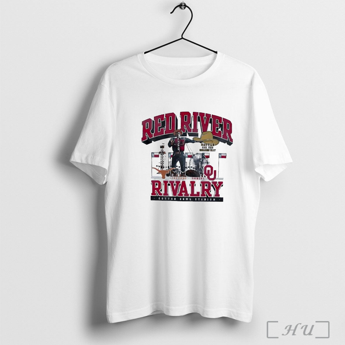 Officials Texas Longhorns Vs Oklahoma Sooners Red River Rivalry Match Up T Shirt