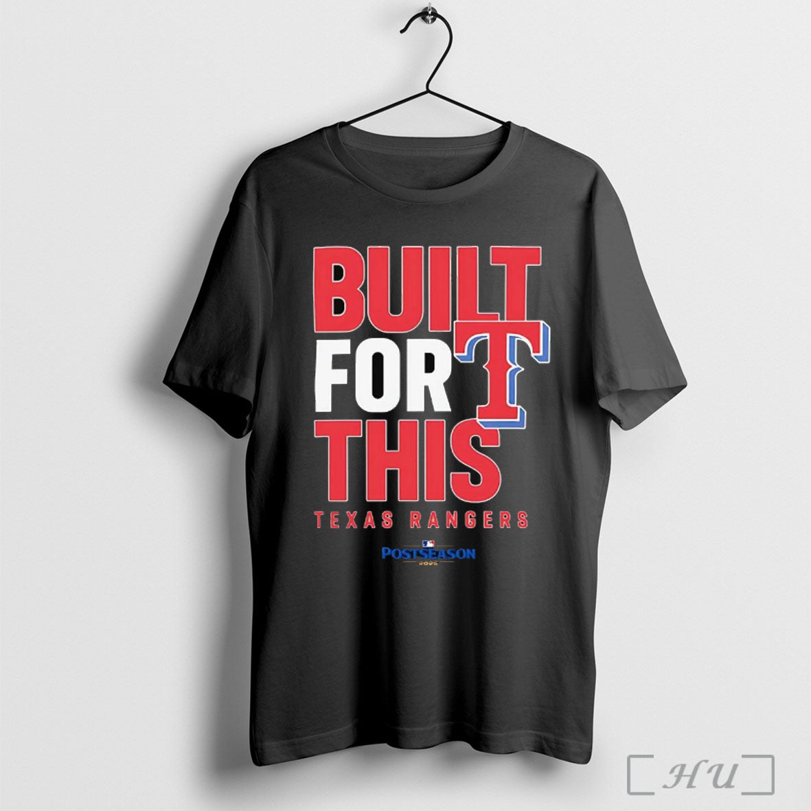 Officials Texas Rangers Built For This October 2025 Postseason T Shirt