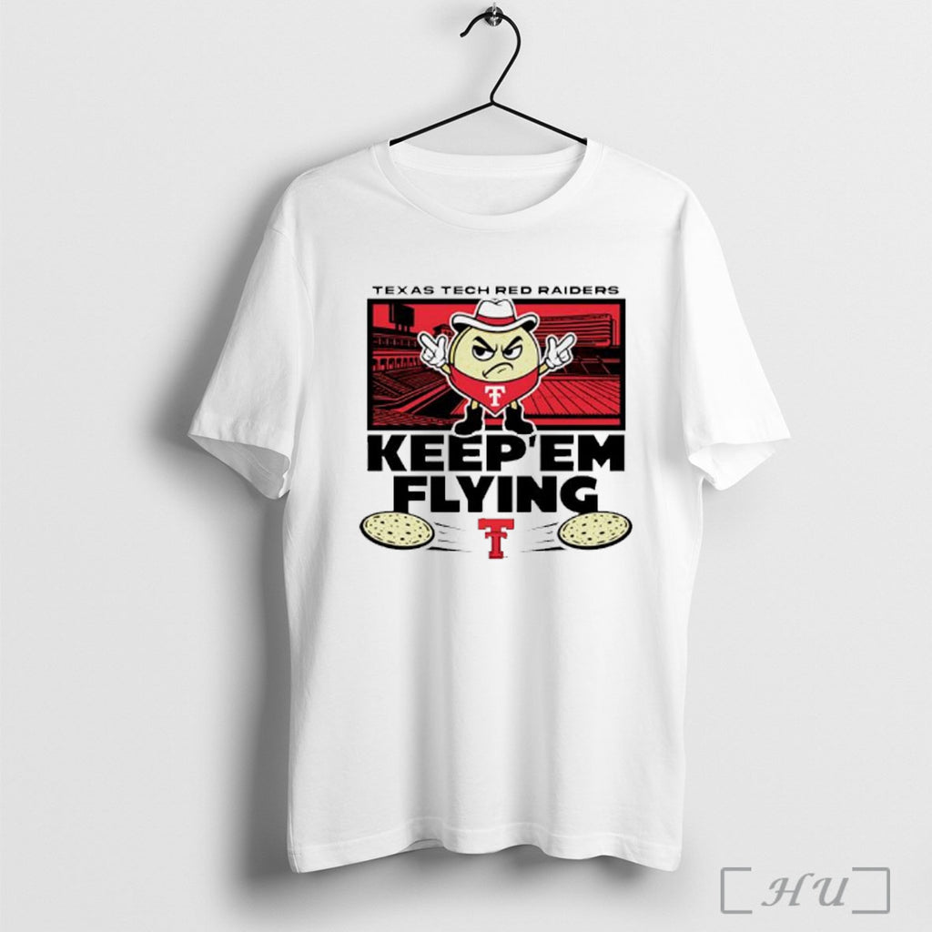 Officials Texas Tech Red Raiders Football El Tortillo Keepem Flying T Shirt