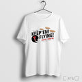 Officials Texas Tech Red Raiders Football Keepem Flying Flour Bomb Tortilla T Shirt