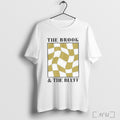 Officials The Brook The Bluff Wavy Yellow Checkered T Shirt
