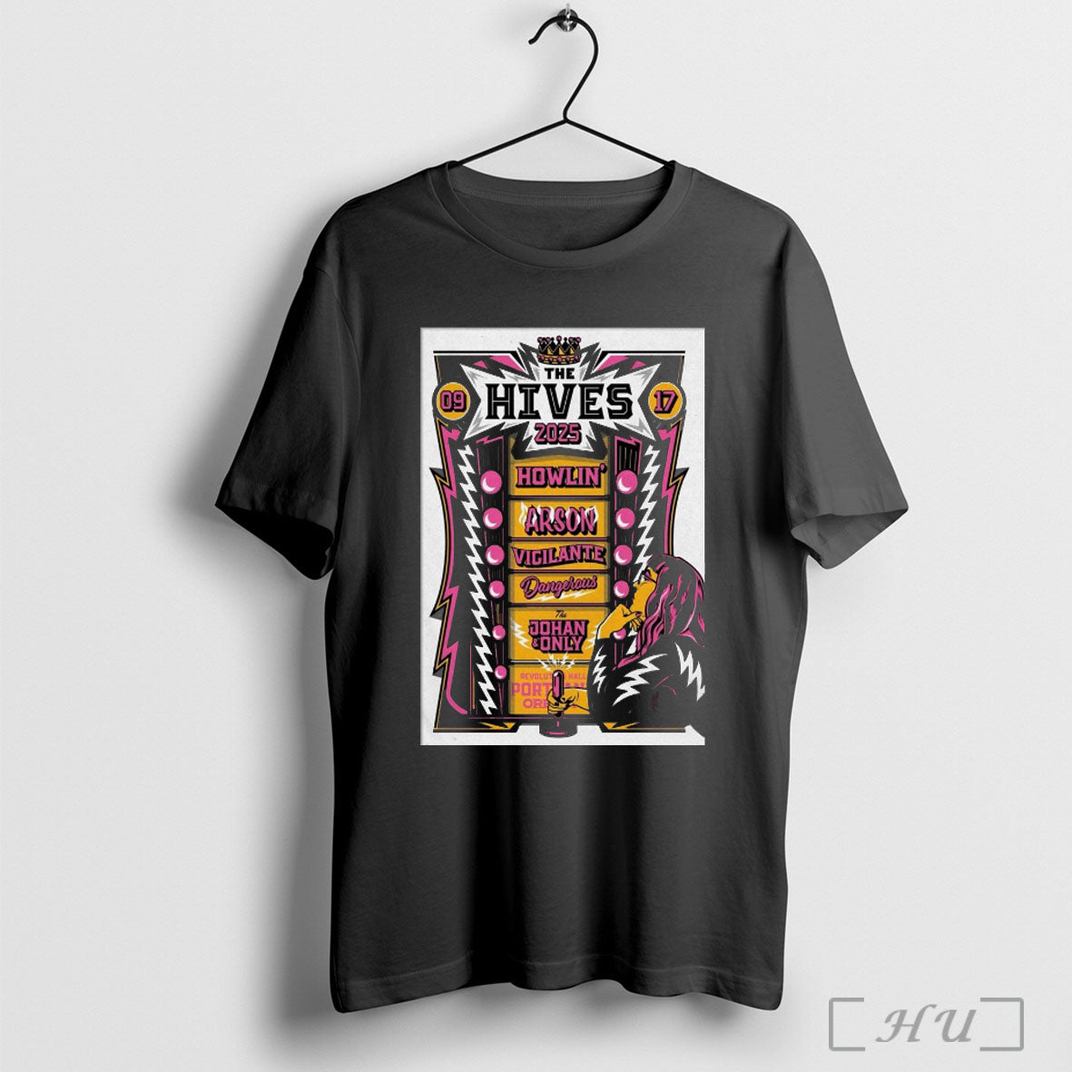 Officials The Hives September 17 2025 Portland Or Revolution Hall T Shirt