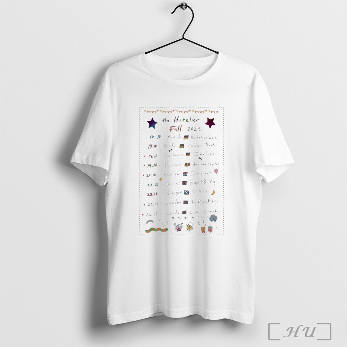 Officials The Hotelier Fall Tour 2025 T Shirt