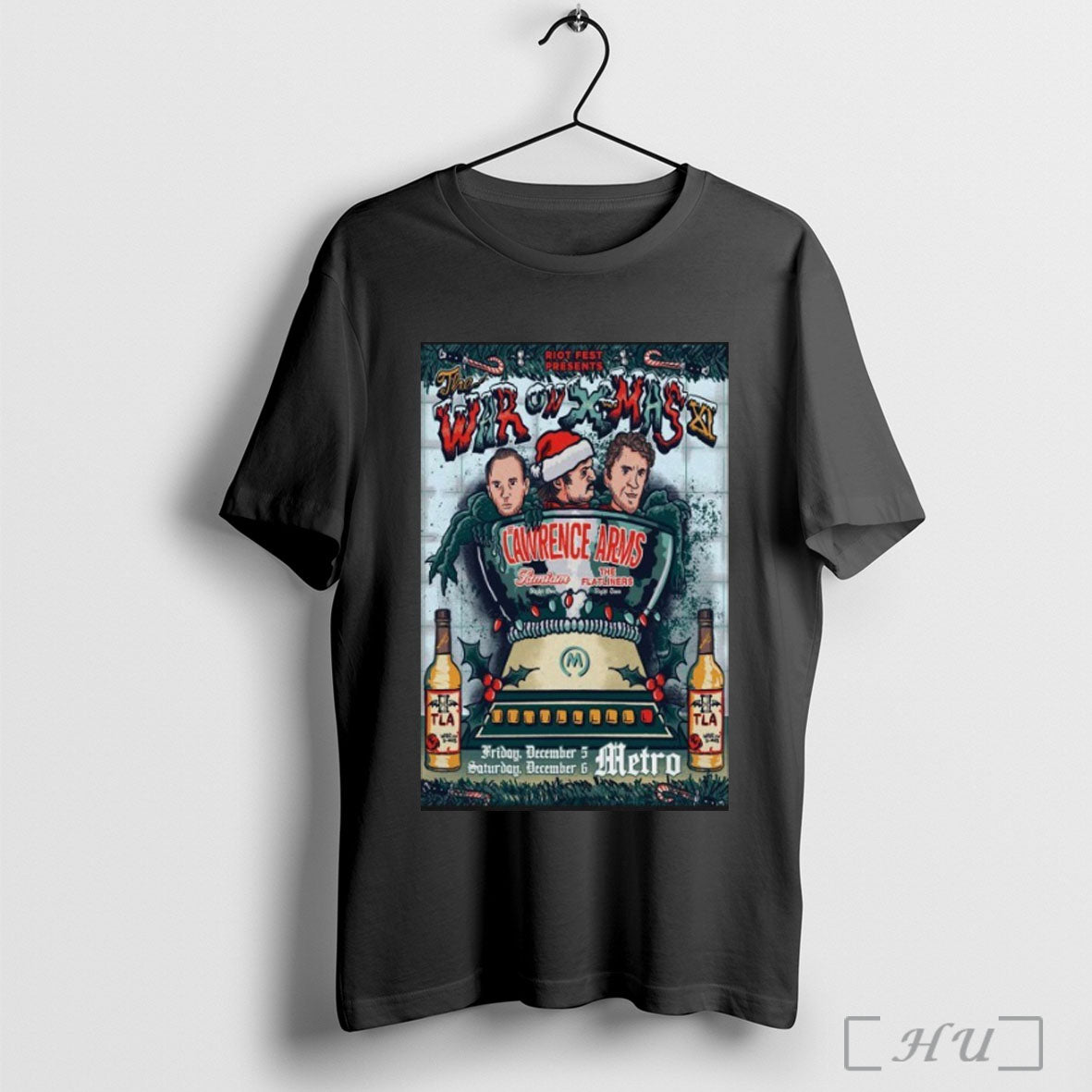 Officials The Lawrence Arms War On X Mas Dec 2025 Tour Christmas T Shirt