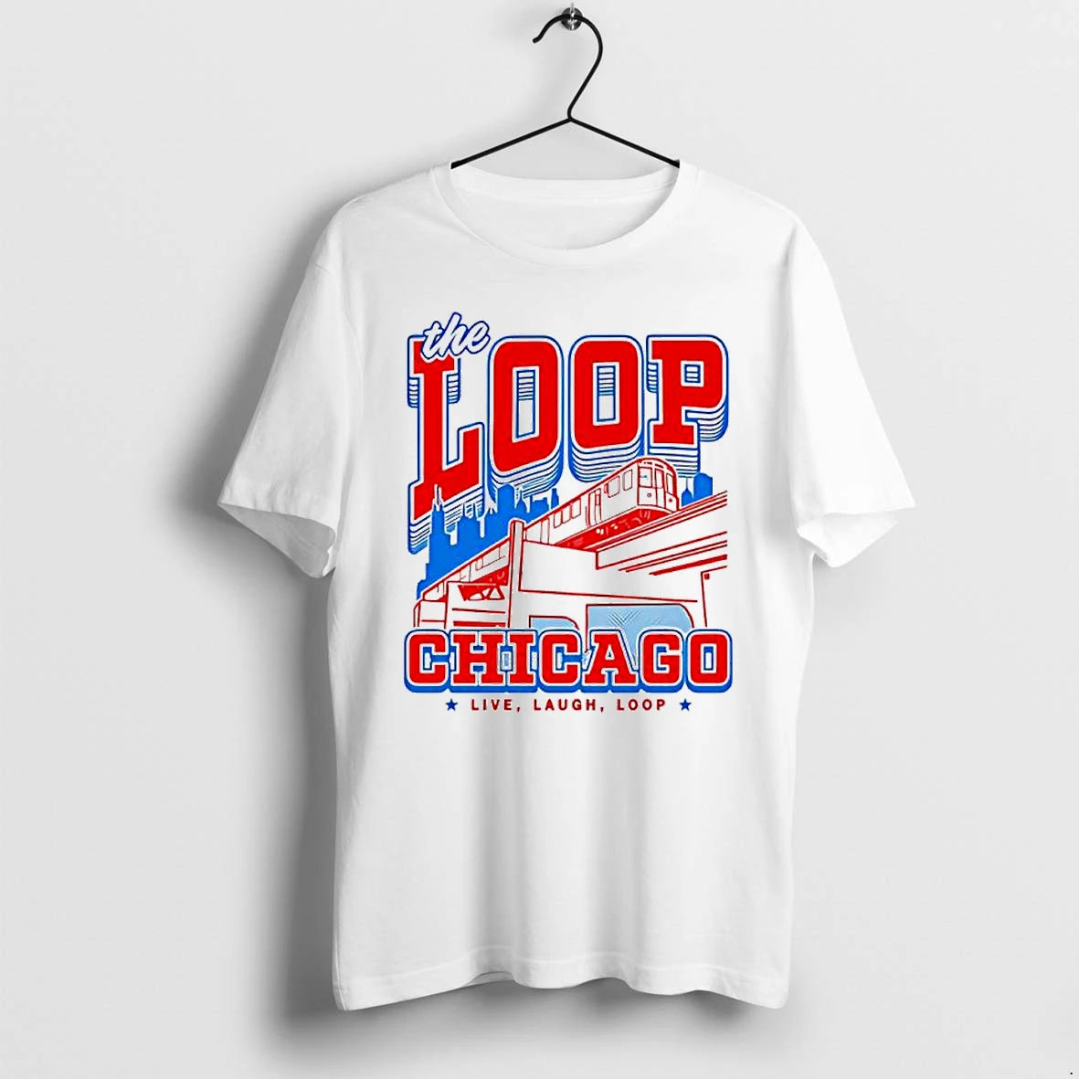 Officials The Loop Chicago Live Laugh Loop Women Premium T Shirt