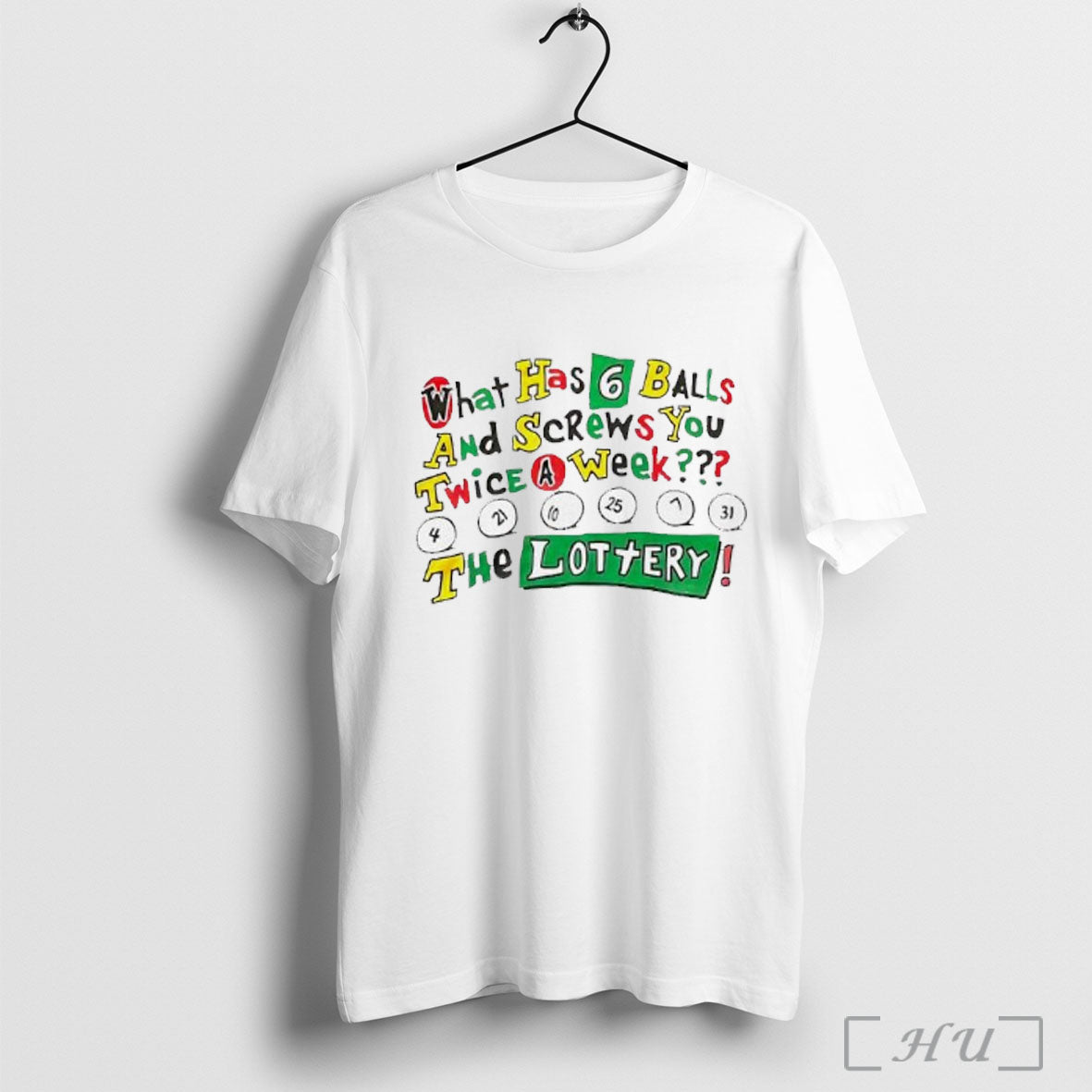Officials The Lottery Day Powerball Vintage Graphic T Shirt