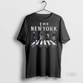 Officials The New York Walking Road Signatures Football Jaxson Dart Malik Nabers Cam Skattebo Tee