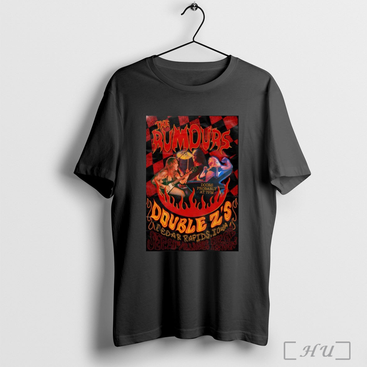 Officials The Rumours 9 20 2025 Double Zs In Cedar Rapids Iowa T Shirt