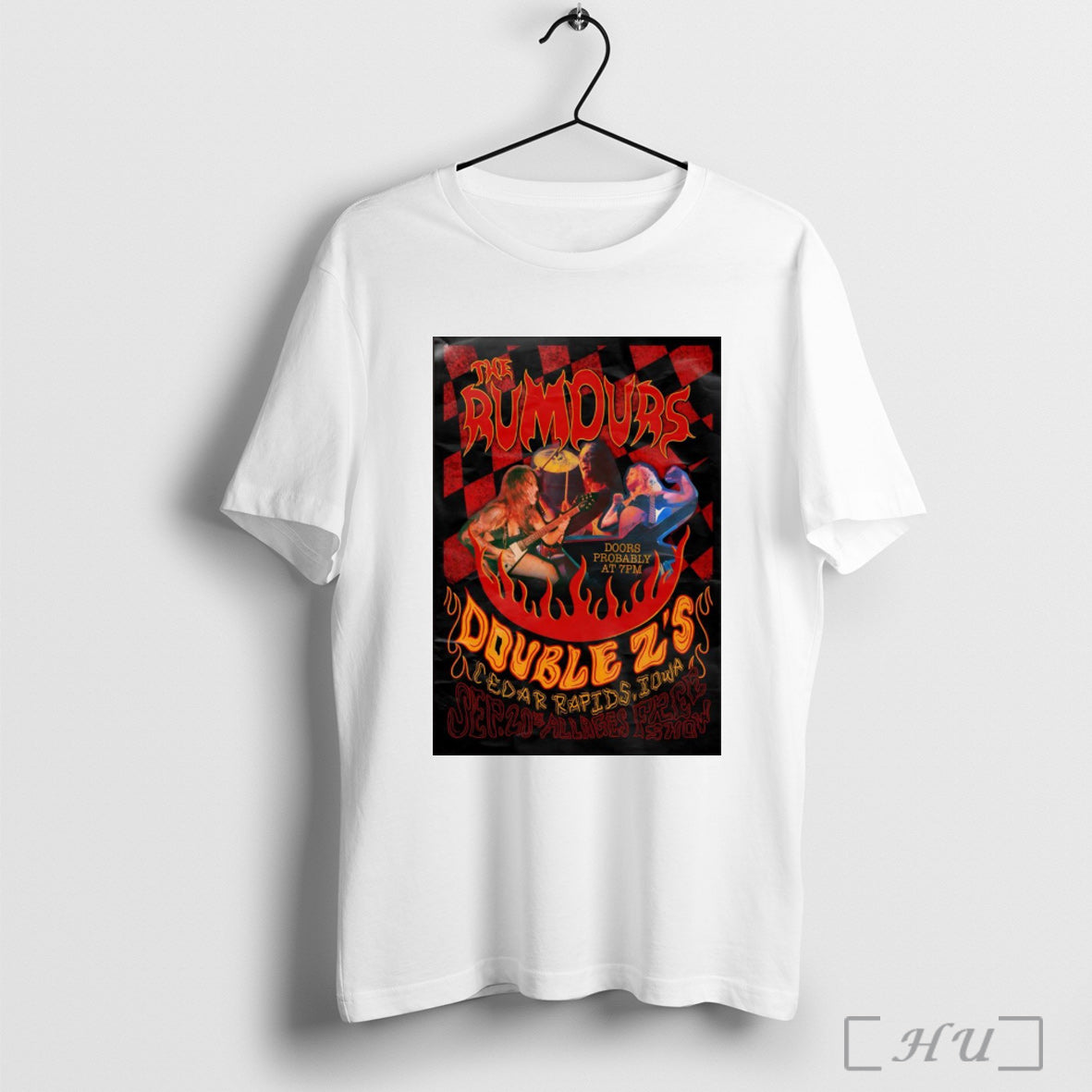 Officials The Rumours September 20 2025 Double Zs In Cedar Rapids Iowa T Shirt